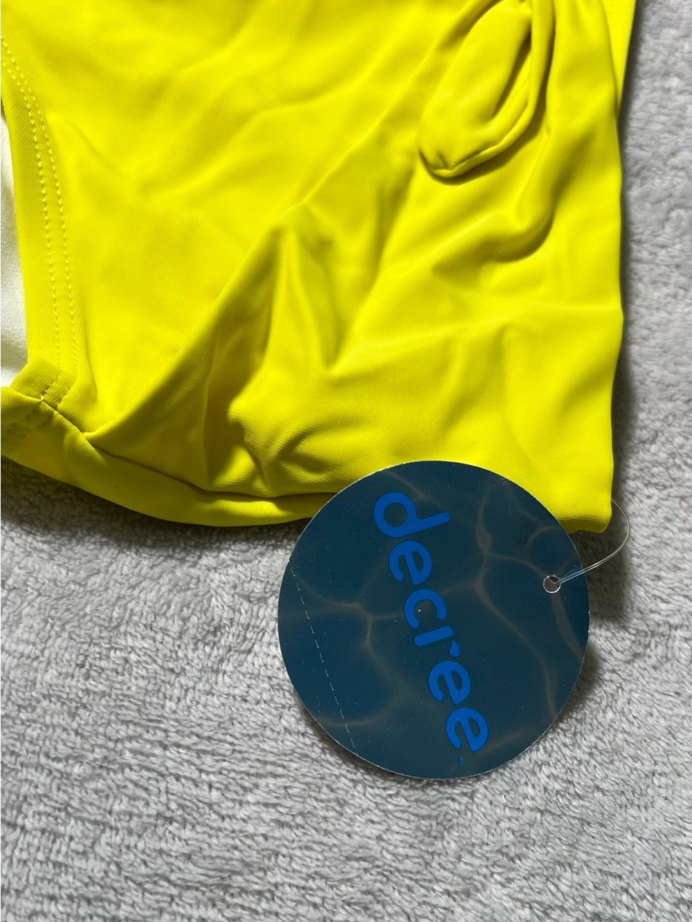 NWT!! Decree High Waist Front Tie Wrap Bikini Bottom 👙 Size M Retail $28 - Picture 5 of 8